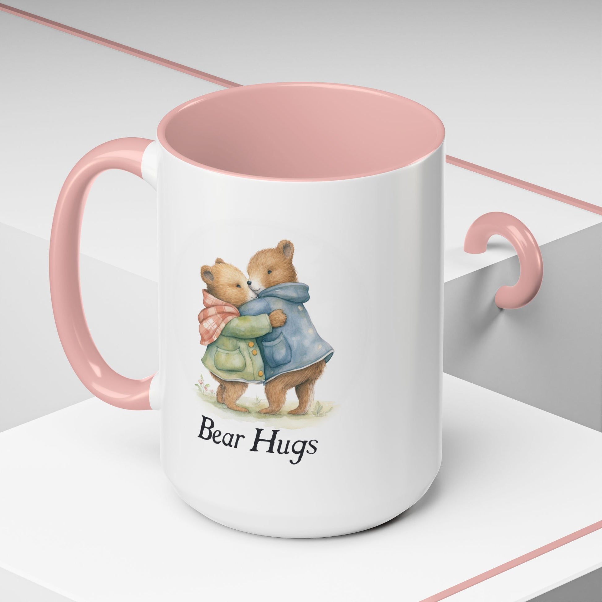 bear custom coffee mug Bear Hugs